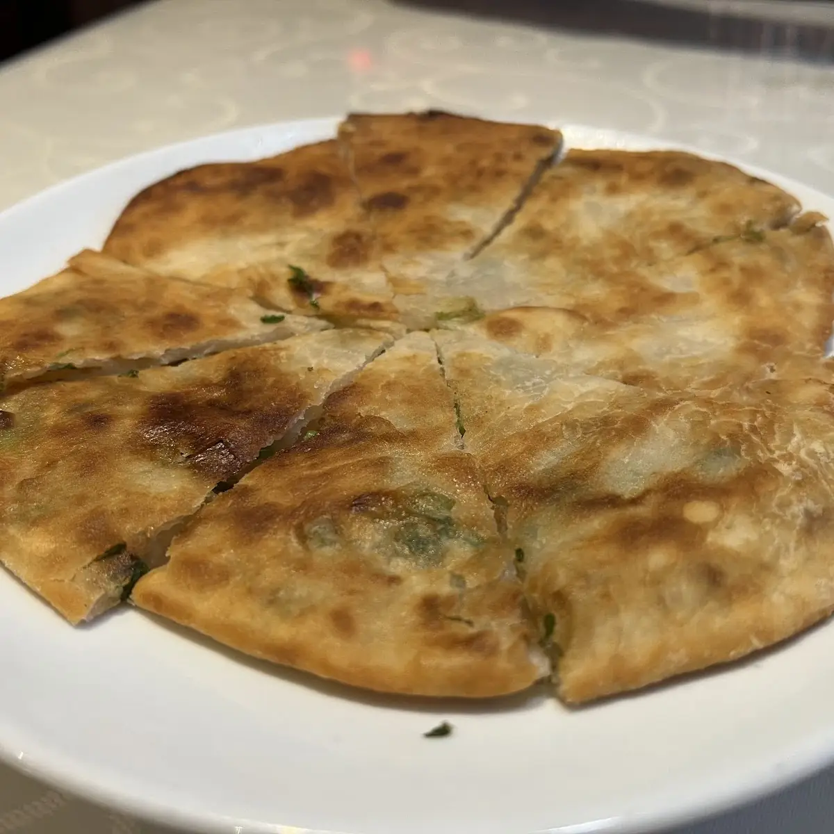 fried scallion pancake 葱油饼